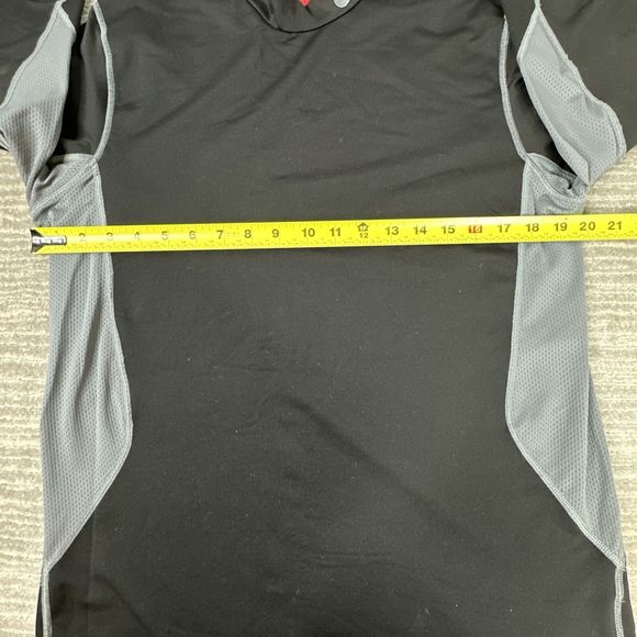 Nike Pro Combat Hyperwarm DriFit Fitted Men's L Black Shirt Long Sleeve - Picture 8 of 11